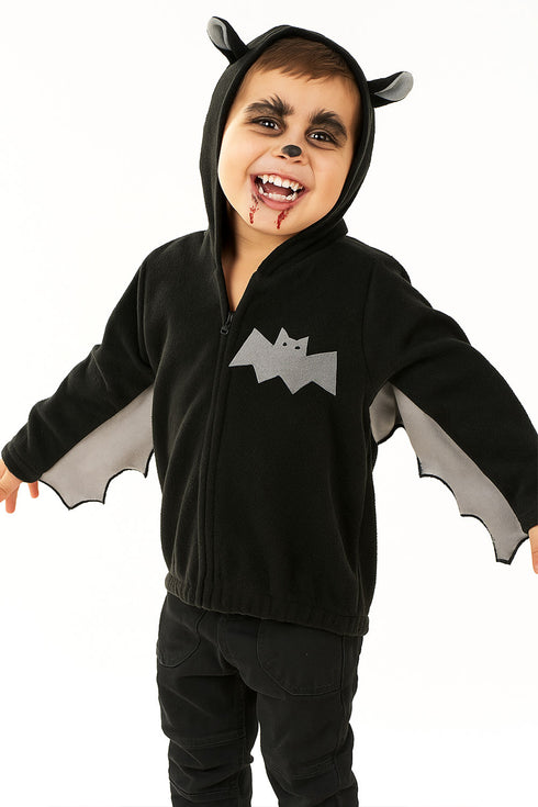Kids Halloween Costumes Set | Cute Ghost Outfit, Skeleton Jumpsuit & Bat Hoodie for Boys & Girls